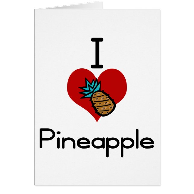I love-heart pineapple (Front)