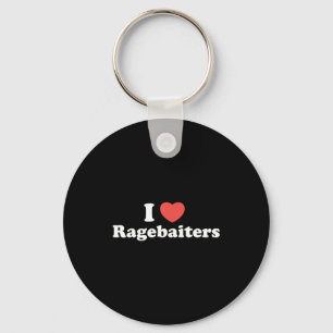 I Love Heart Ragebaiters  Key Ring