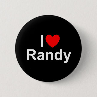 I Love (Heart) Randy 6 Cm Round Badge
