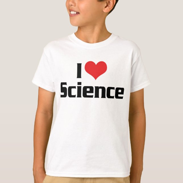 I Love Heart Science T-Shirt (Front)