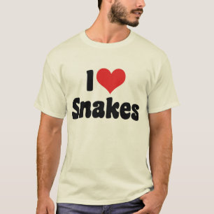 I Love Heart Snakes T-Shirt