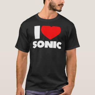 I Love Heart Sonic T-Shirt