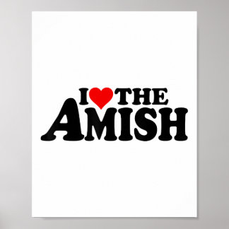 I Love Heart The Amish _1  Poster