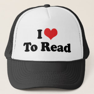 I Love Heart To Read - Book Lover Trucker Hat