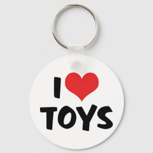 I Love Heart Toys - Toy Collector Lover Key Ring