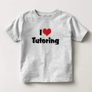 I Love Heart Tutoring Toddler T-Shirt