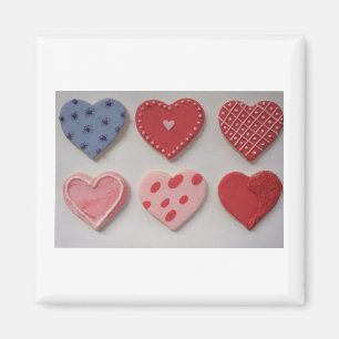 I Love Heart Valentine Cookies Magnet