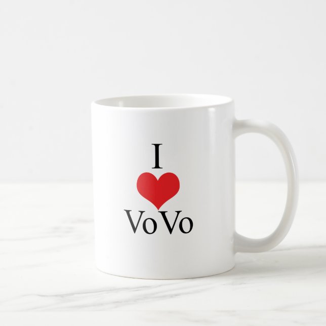 I Love (Heart) VoVo Coffee Mug (Right)
