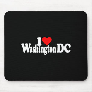 I Love Heart Washington Dc District Of Columbia Mouse Pad
