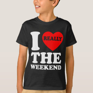 I Love Heart Weekend Funny Camping Couple Gifts Va T-Shirt