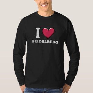 I Love Hearts Heidelberg German City Premium T-Shirt