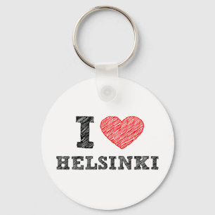 I Love Helsinki Key Ring