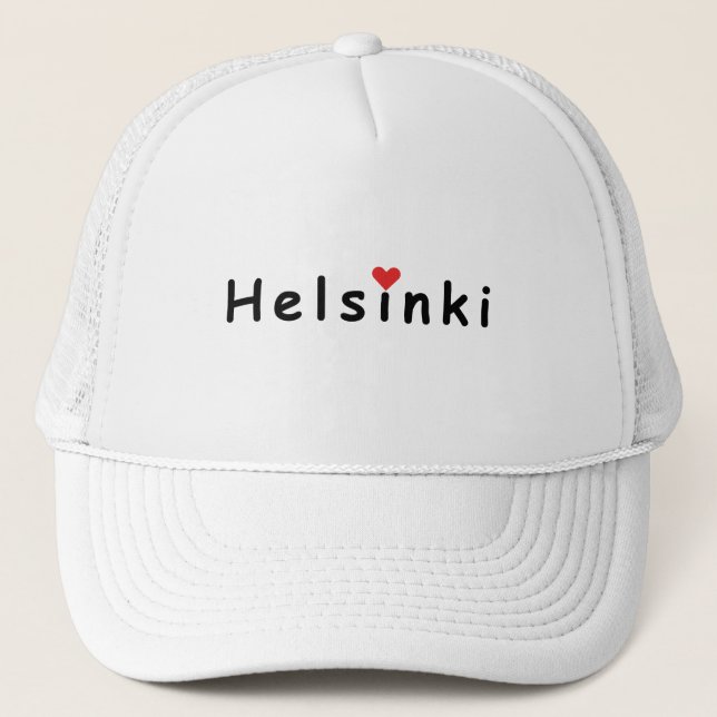 I love Helsinki  Trucker Hat (Front)