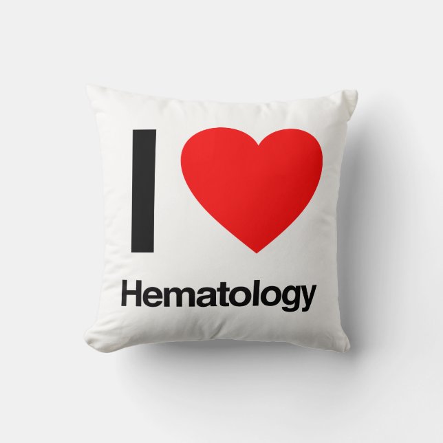 i love hematology cushion (Front)