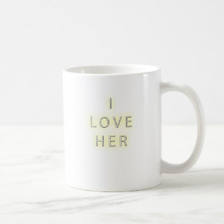 I Love Her (Black) Coffee Mug