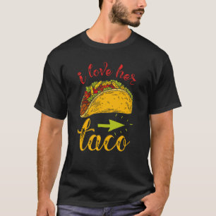 I Love Her Taco Matching Couple Cinco De Mayo Boyf T-Shirt