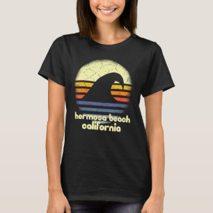 I Love Hermosa Beach California Ocean Wave Ca T-Shirt