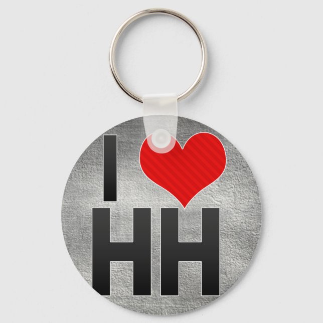 I Love HH Key Ring (Front)