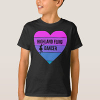 I love Highland Fling Dancer Scottish Dance gift