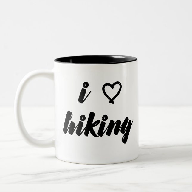 I Love Hiking Mug (Left)
