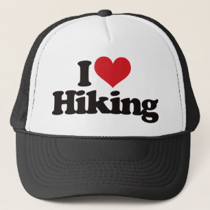 I Love Hiking Trucker Hat