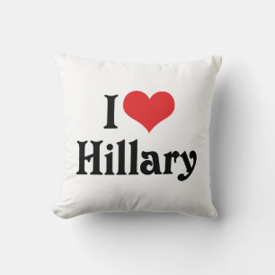 I Love Hillary Cushion