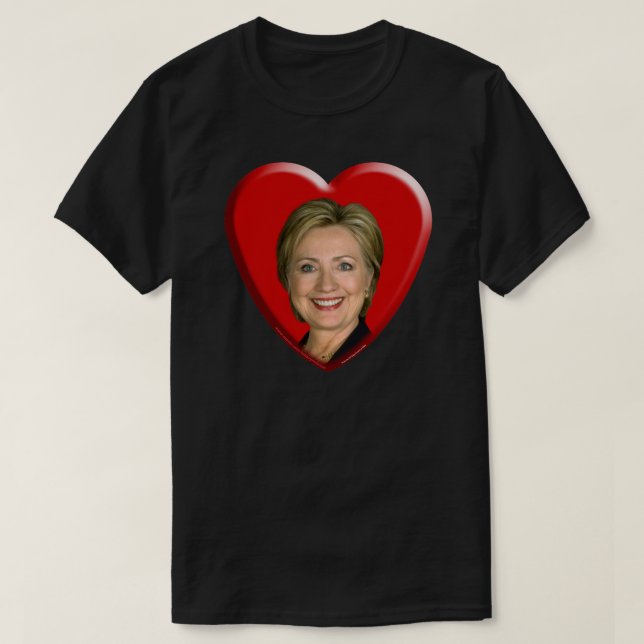 I Love Hillary T-Shirt (Design Front)