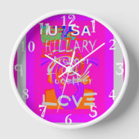 I Love Hillary USA President Stronger Together art