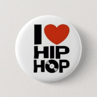 I_Love_Hip-hop 6 Cm Round Badge