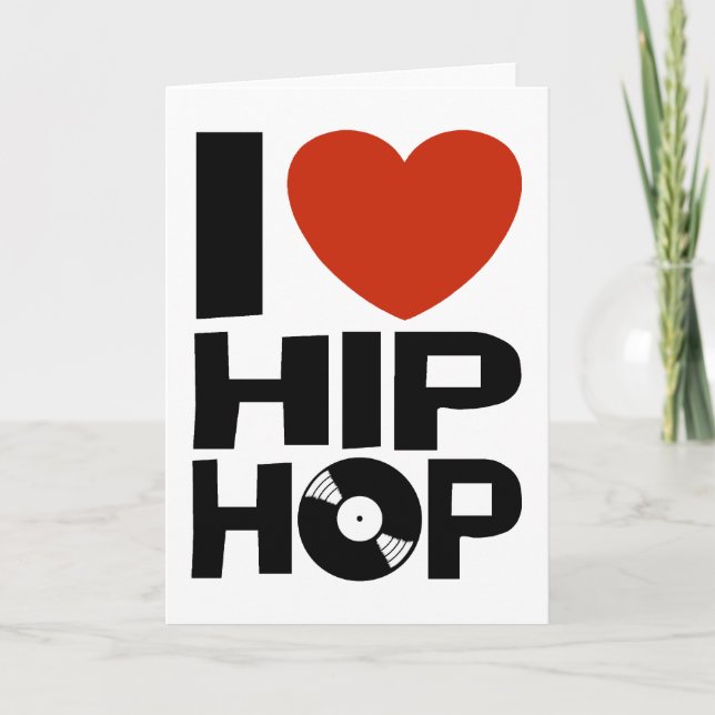 I Love Hip Hop Card (Front)