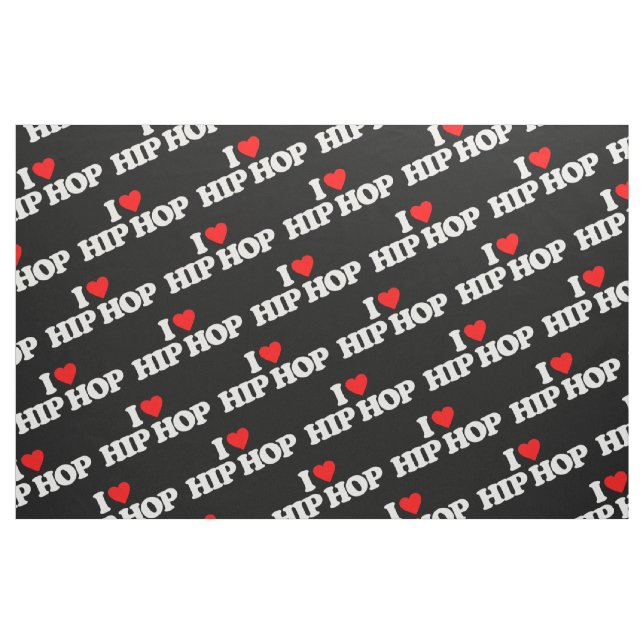 I LOVE HIP HOP FABRIC (Fat Quarter)