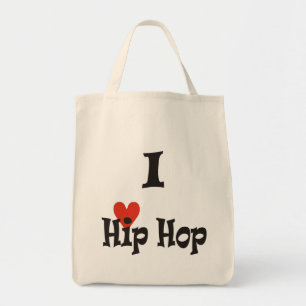 I love Hip Hop Tote Bag