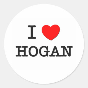 I Love Hogan Classic Round Sticker