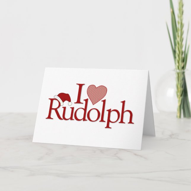 I Love Holiday Card (Front)