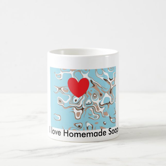 I love Homemade Soap Coffee Mug (Center)