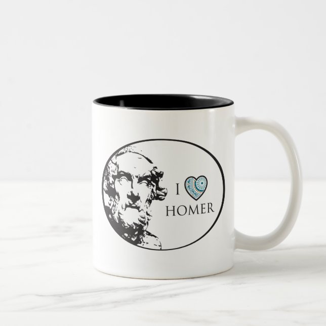 I Love Homer Mug (Right)