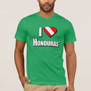 I Love Honduras Diving T-Shirt
