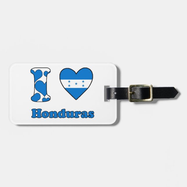 I love Honduras Luggage Tag (Front Horizontal)