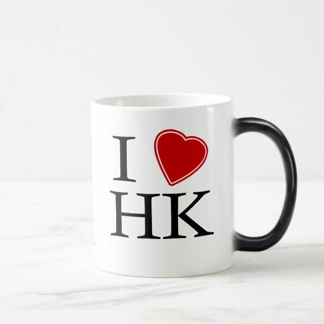 I Love Hong Kong Magic Mug (Right)