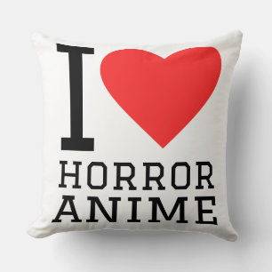 I love horror anime cushion