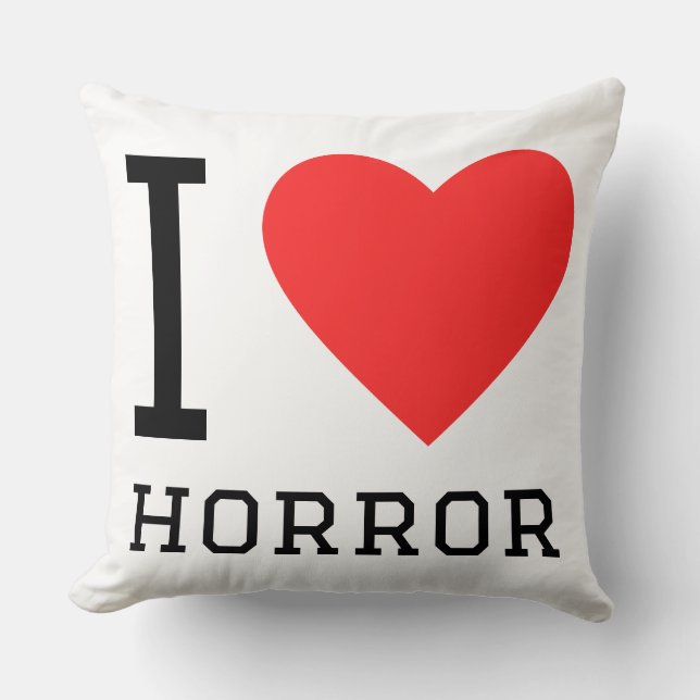 I love horror cushion (Front)