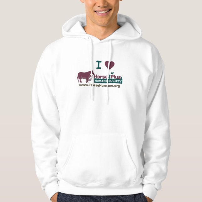 I Love Horse Plus - Hoodie (Front)