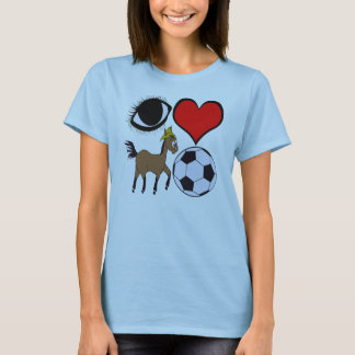 I love horse soccer 1 T-Shirt