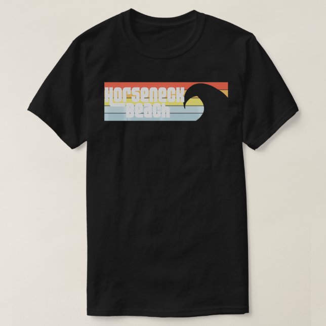 I Love Horseneck Beach Massachusetts MA Beach Wave T-Shirt (Design Front)