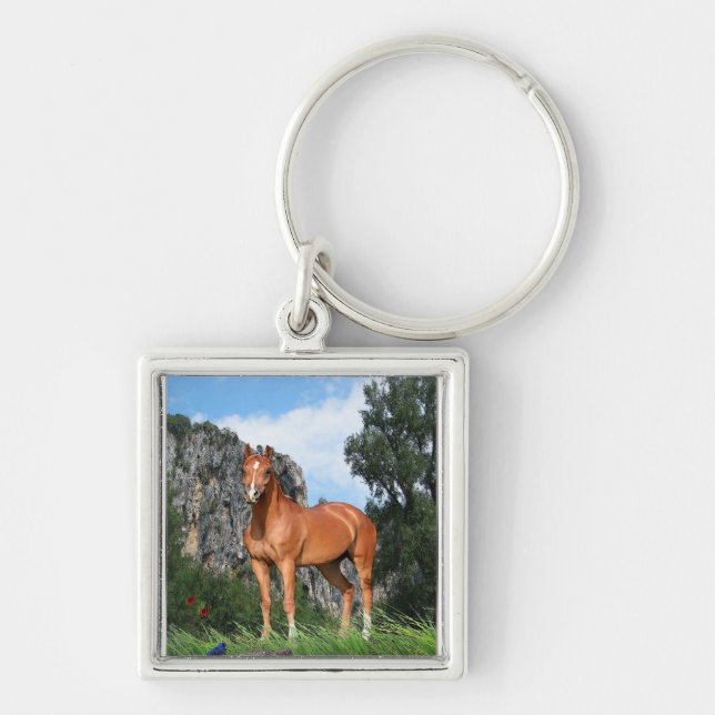 I love Horses Key Ring (Front)