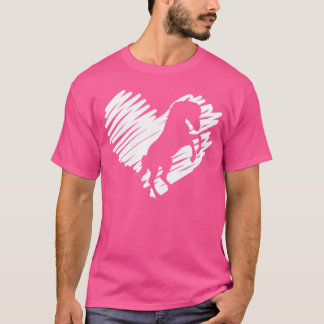 I Love Horses retro T-Shirt