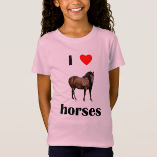 I Love Horses T-Shirt