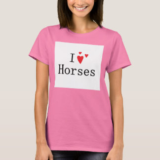 I Love Horses T-Shirt