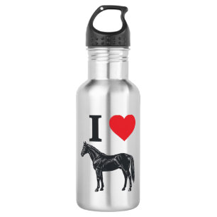 I Love Horses Vintage Engraving Shirt Design_1 532 Ml Water Bottle