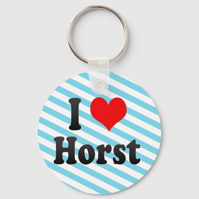 I Love Horst, Netherlands Key Ring (Front)